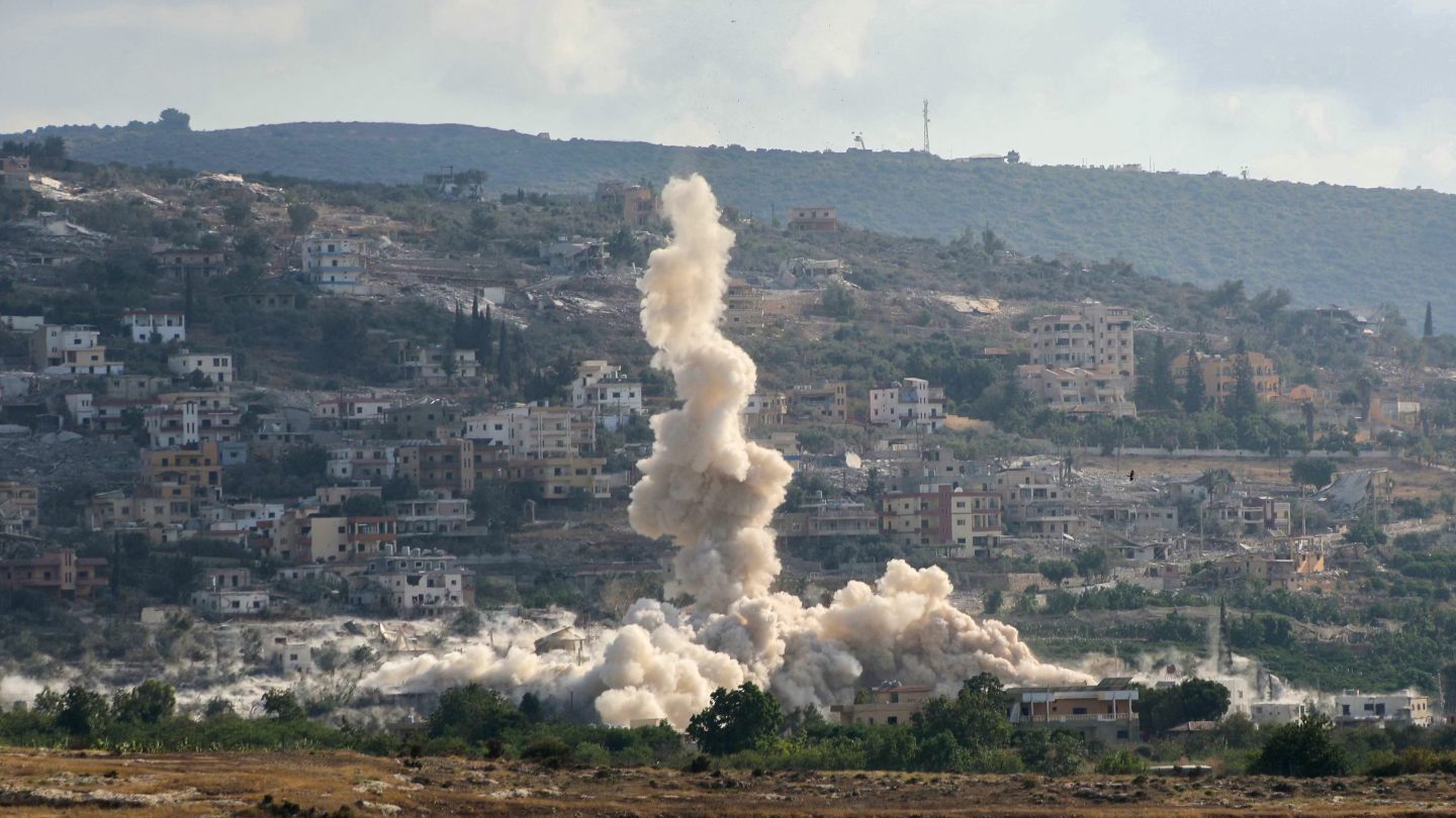 Lebanon president denounces Israeli attacks and destruction in south