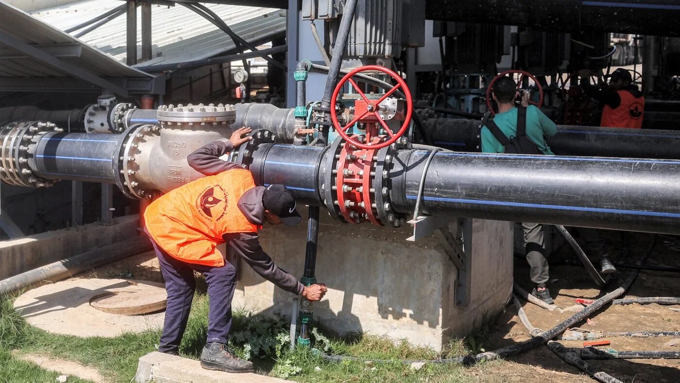 Gaza’s destroyed sewage system linked to ‘rare’ algae bloom shutting Israeli desalination plants